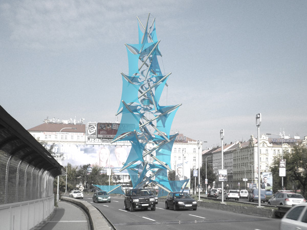Pavel Borůvka | Tensegrity membrane tower