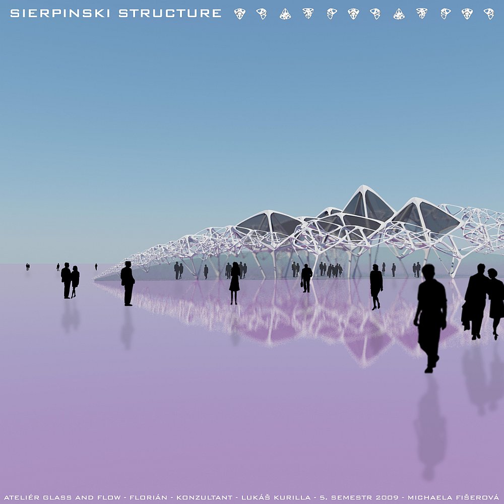 Michaela Fišerová | SIERPINSKI STRUCTURE - KREMATORIUM FOR METROPOLITAN CITIES